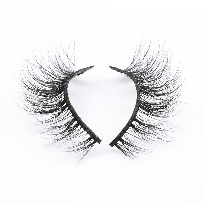 Eyelash Maunfacturer for High-quality Real Mink Fur Eyelashes 3D Lashes with Private Label JN141